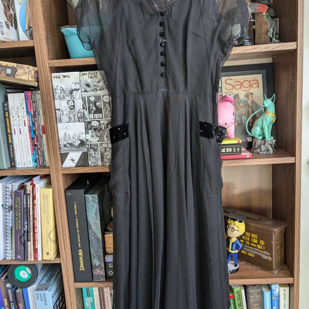 vintage 1950s party dress - Picture 9 of 9